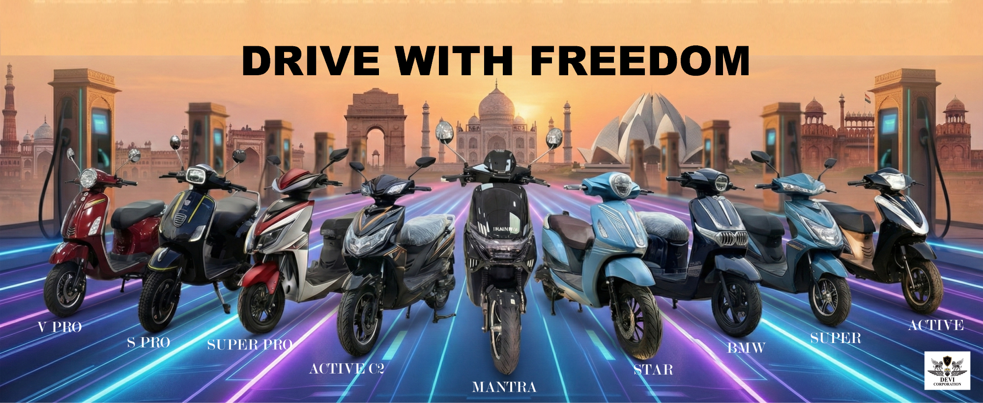 EV Devi electric scooter in India