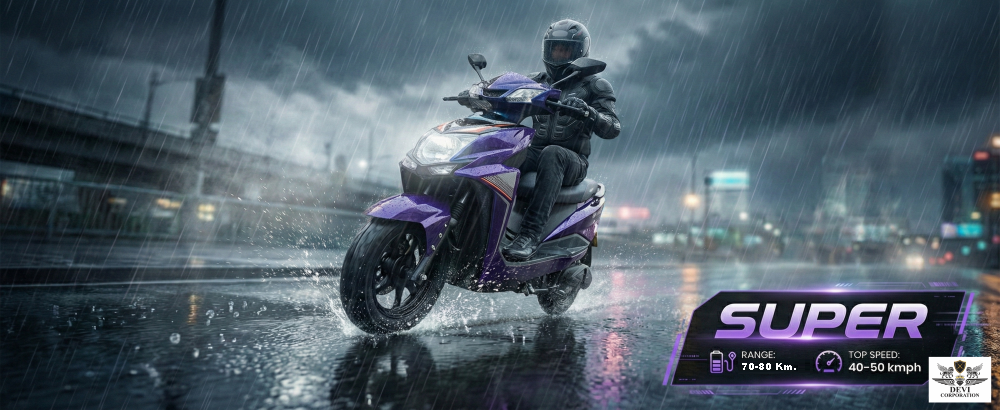 EV Devi electric scooter in India